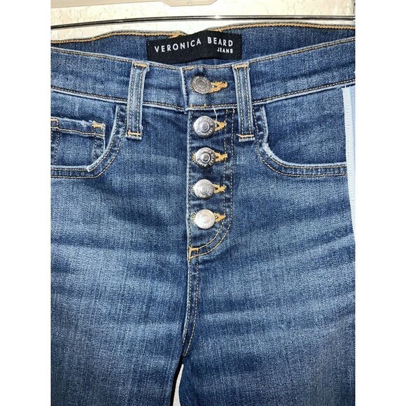 VERONICA Beard Cut 301 Carolina Color Baby Boot High Rise Jeans Size 24 NEW (G - Picture 8 of 10